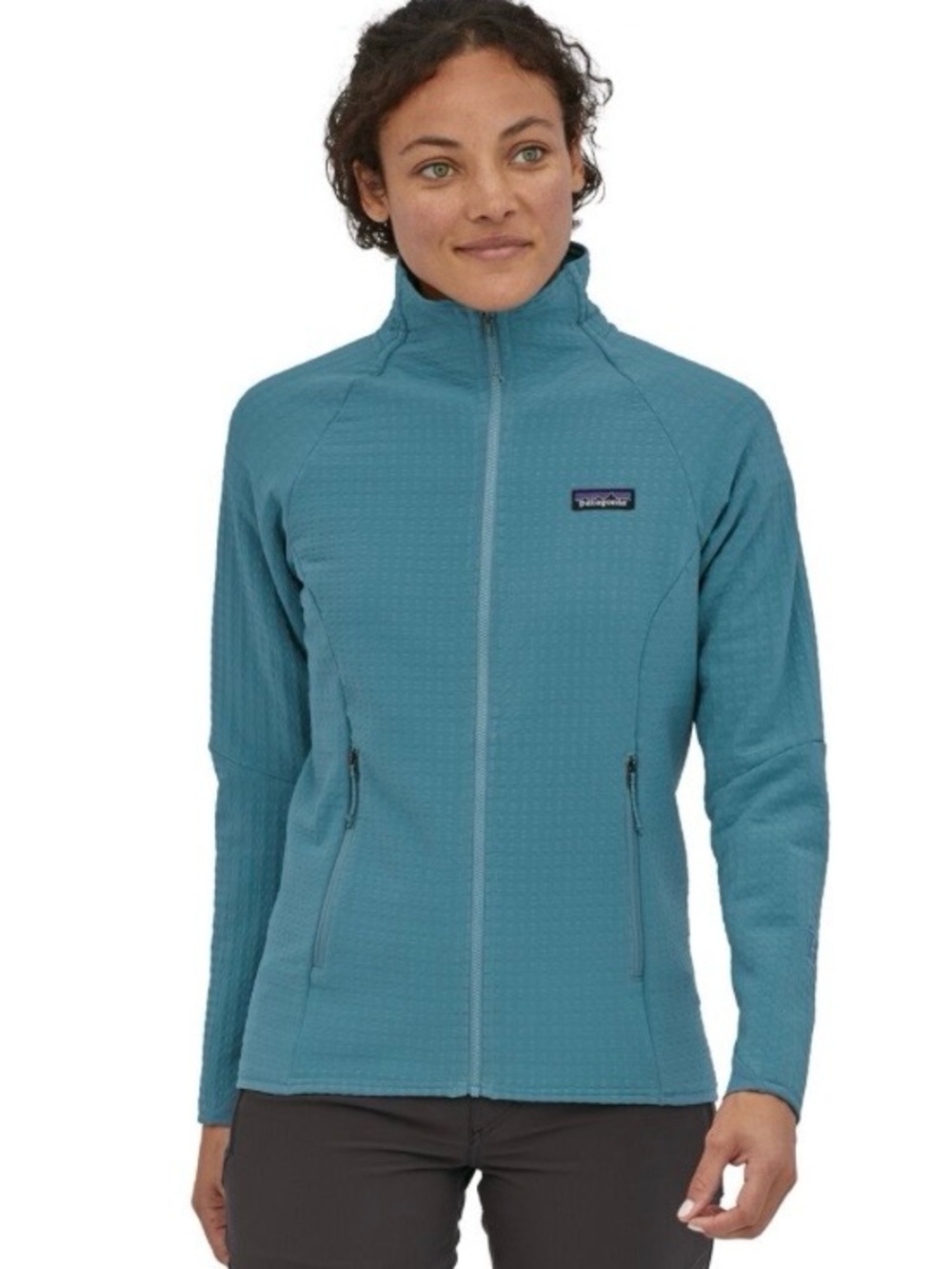 Patagonia Women's Teal Zip-Up Lightweight Jacket